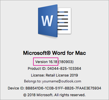 free office for mac 2018